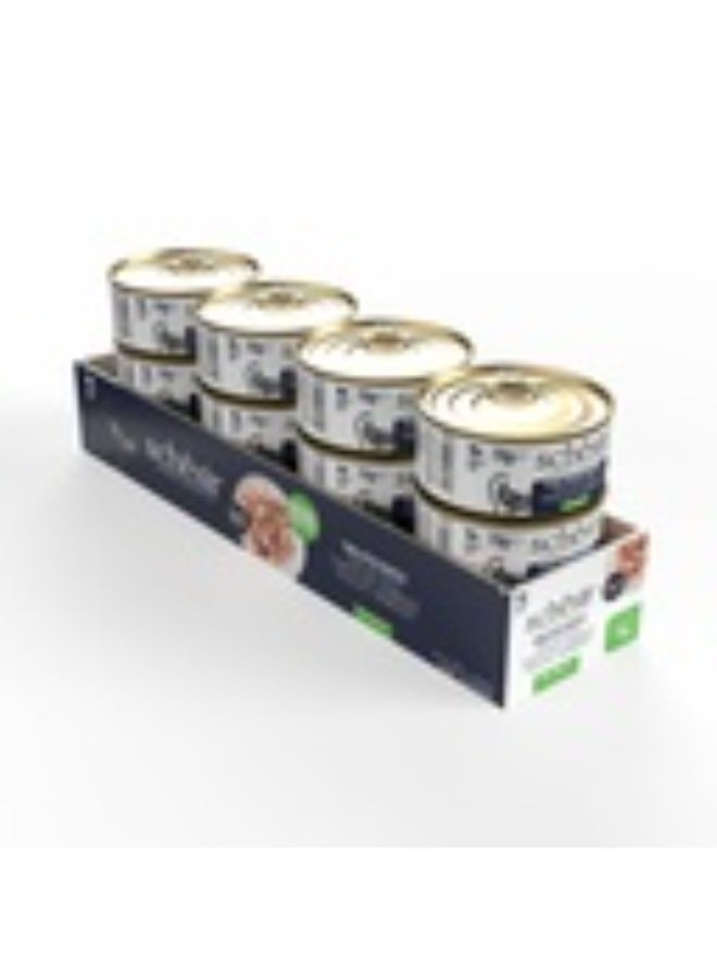 شيسر عبوة من 12 طعامًا رطبًا للقطط من شيسير في علبة جيلي - تونة مع دينتكس 12 × 70 جم - Image 1