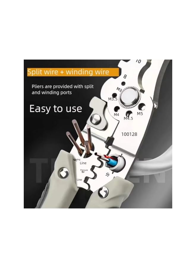 promass Wire Stripper Tool - Multi-Functional Vise Stripper, Cutter, Crimper, And Twister - Perfect for Women And Men - Image 2