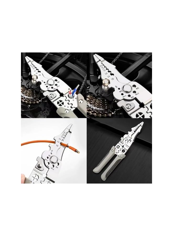 promass Wire Stripper Tool - Multi-Functional Vise Stripper, Cutter, Crimper, And Twister - Perfect for Women And Men - Image 5