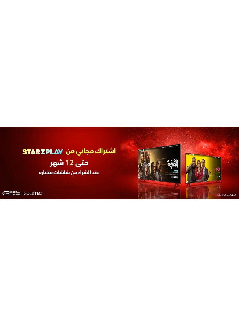 GOLDTEC 50-Inch QLED (4K UHD) Smart TV, Google TV. GTG50QLED,Starz Play 3 months free - Image 1