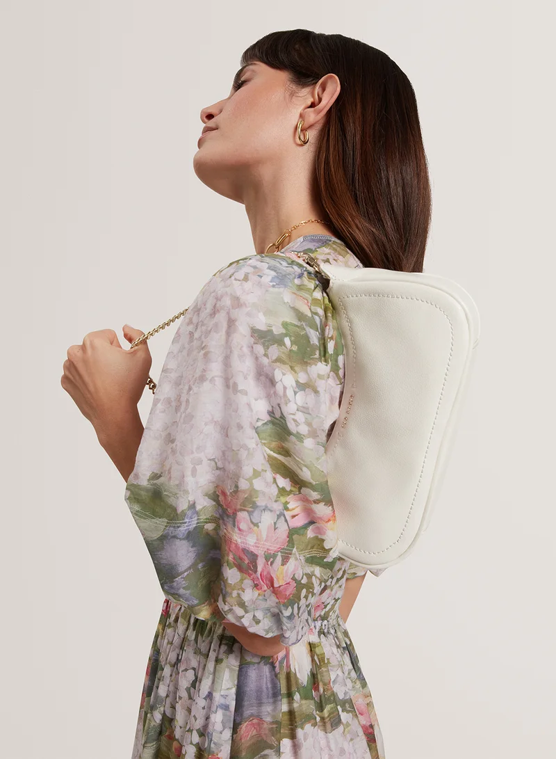 تيد بيكر Laarna Webbing Small Leather Shoulder Bag