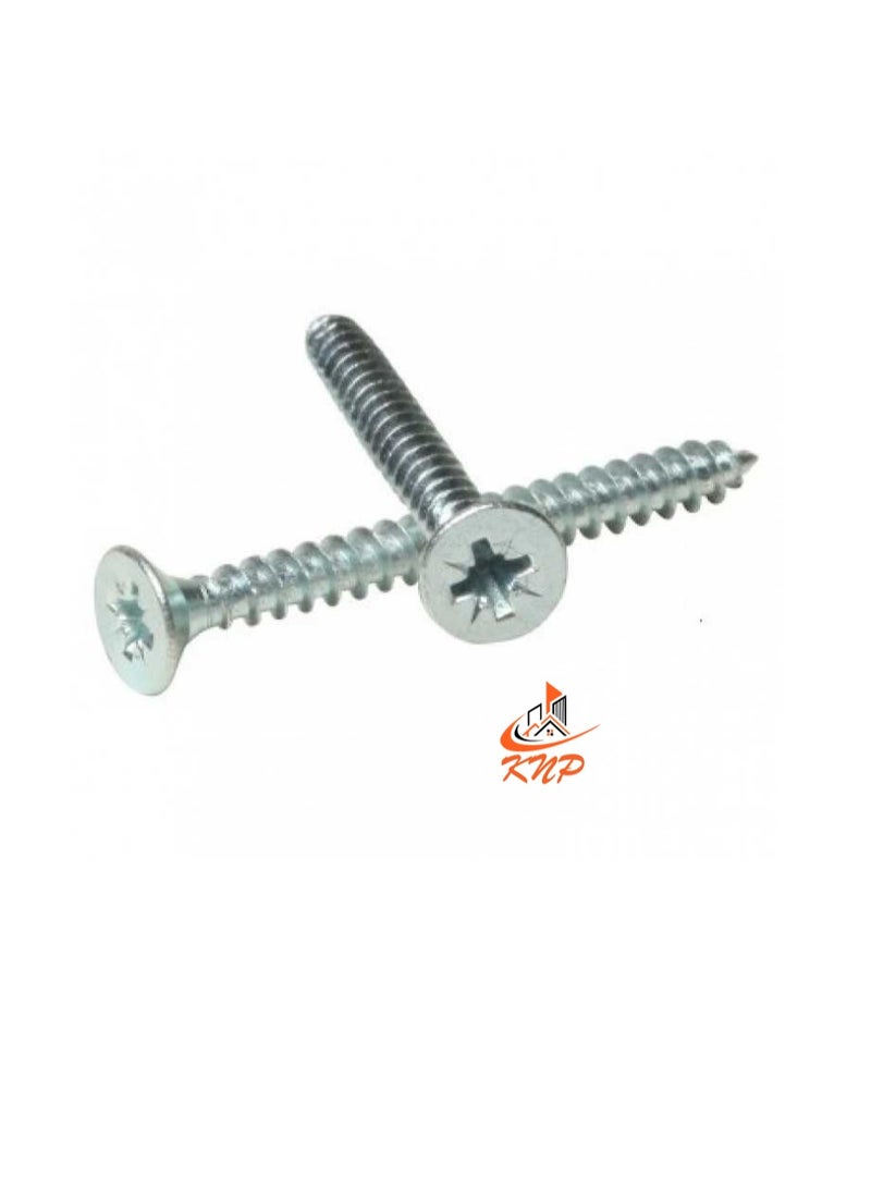 كنب براغي فولاذية ذات رأس غاطس ثنائي اللولب - عبوة من 200 (1 1/2 بوصة × 6 جم) - Image 3