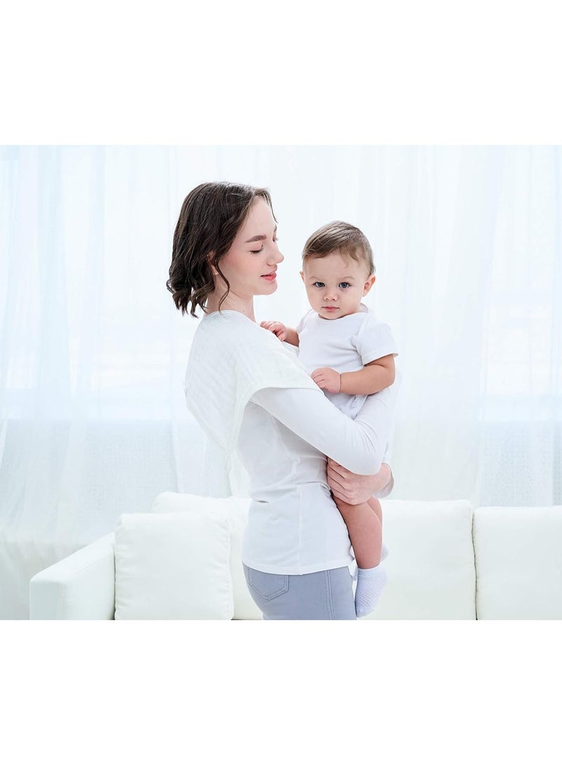 Pack of 6 Muslin Burp Cotton Cloths for Baby - Image 2