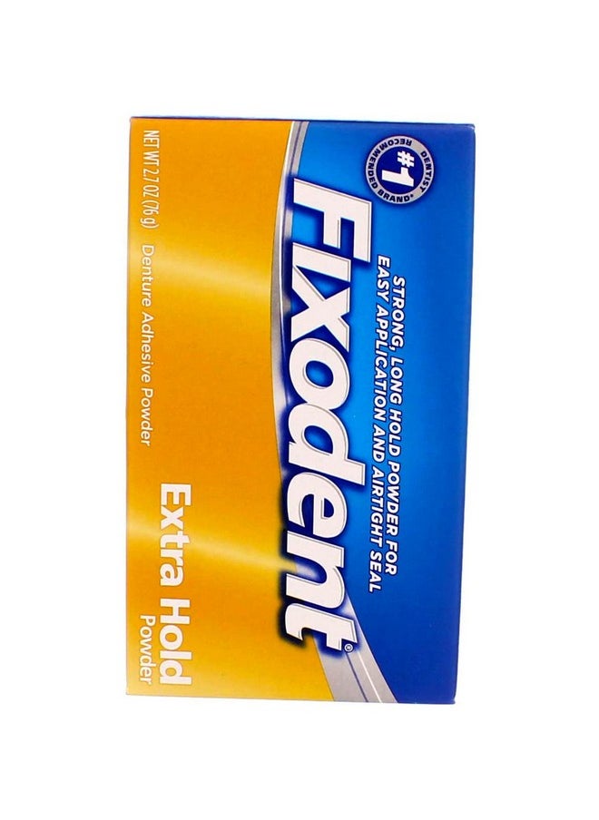 Fixodent Denture Adhesive Powder Extra Hold 2.70 Oz (Pack Of 3)  - Image 4