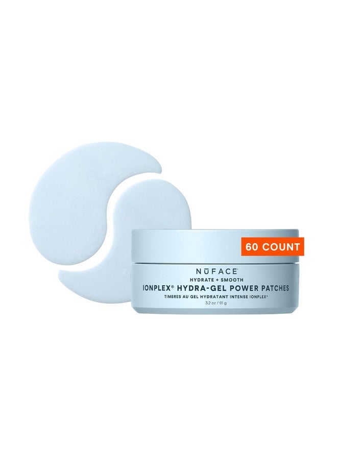 Nuface NuFACE IonPlex Hydra-Gel Power Under Eye Patches - Gel Under Eye Mask for Puffy Eyes & Dark Circles - Cooling Patches & Hydrating Treatment Pads to Energize & Tighten (60 Count) - Image 1