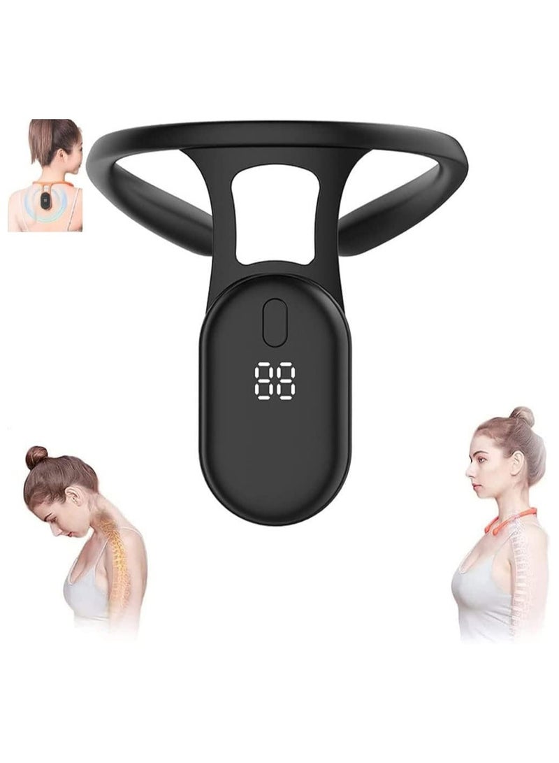 Portable Neck Lymphatic Drainage Device: Soothing Neck Massager Instrument for Relief (Black) - Image 1