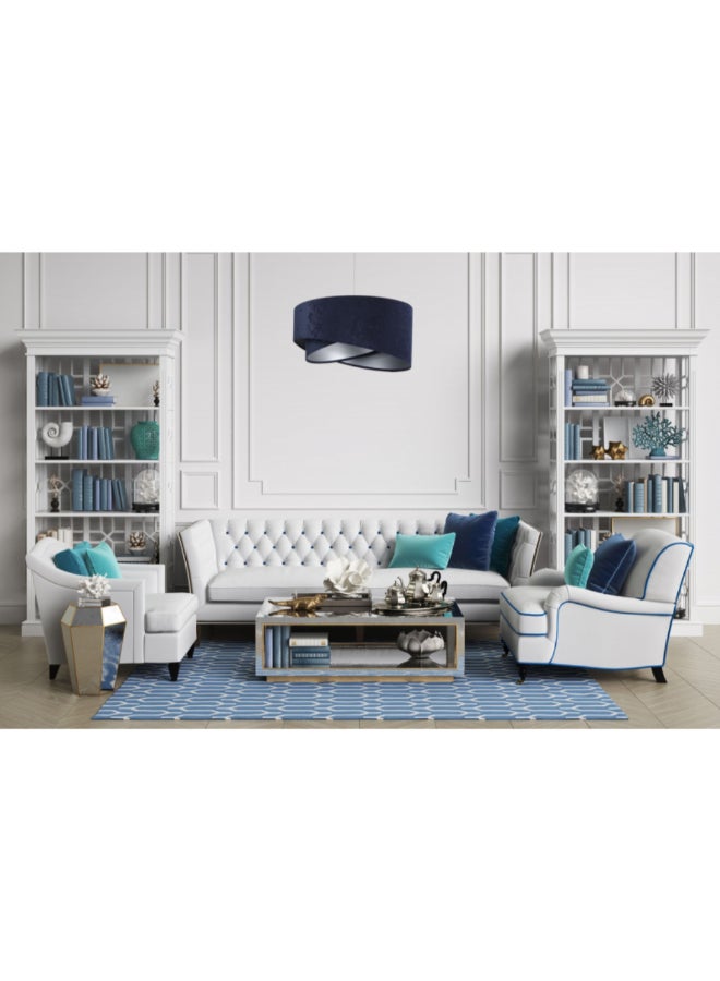 Fabric Celling Lighting  50X25Cm- Dark Blue