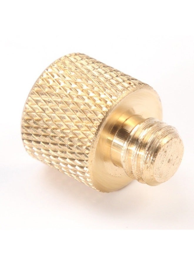 Generic 3/8 Turn 1/4 Brass Plated Adapter Screw Tripod Adapter Screw Cross Border Photographic Equipment-Color:Cold Boot Seat - Image 4