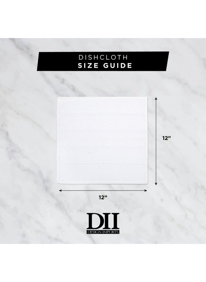 DII Microfiber Multi-Purpose Cleaning Cloths Perfect for Kitchens, Dishes, Car, Dusting, Drying Rags, 12 x 12, Set of 6 - Taupe