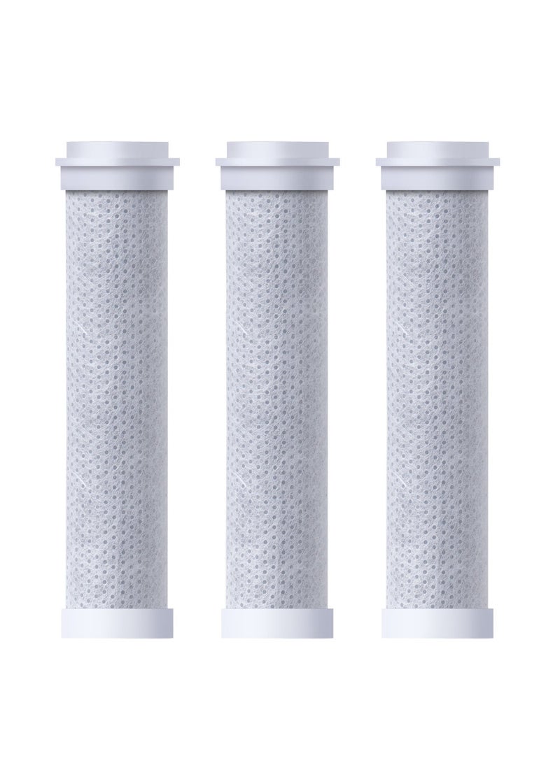 ووتر دروب فلتر بديل لرأس الدش المحمول Waterdrop لطراز SF02-SR، مُليّن للمياه العسرة، يقلل الكلور، عبوة 3 قطع - Image 1