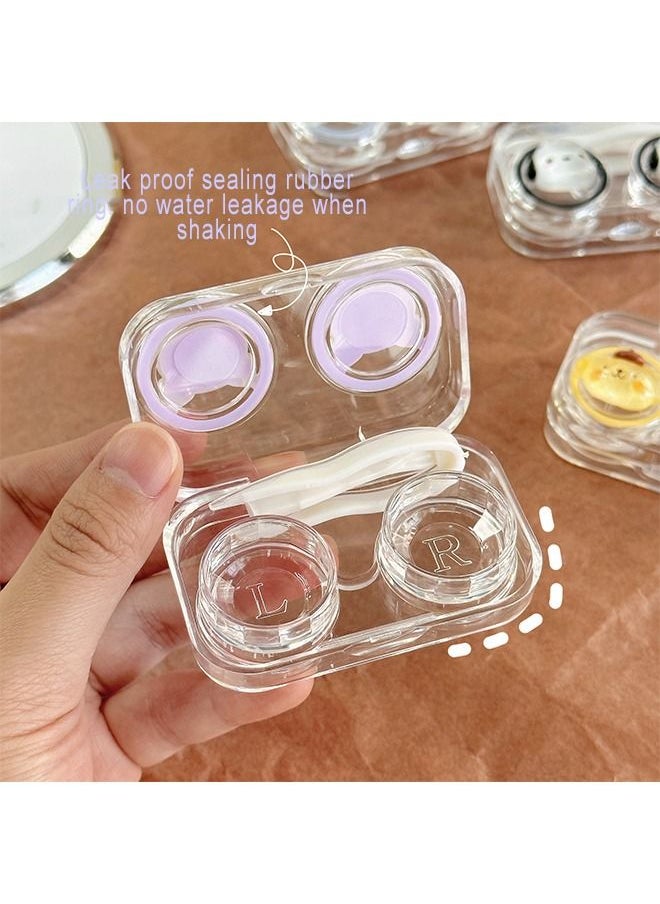 Mini Contact Lens Case Container Tweezer Stick Remover Tool