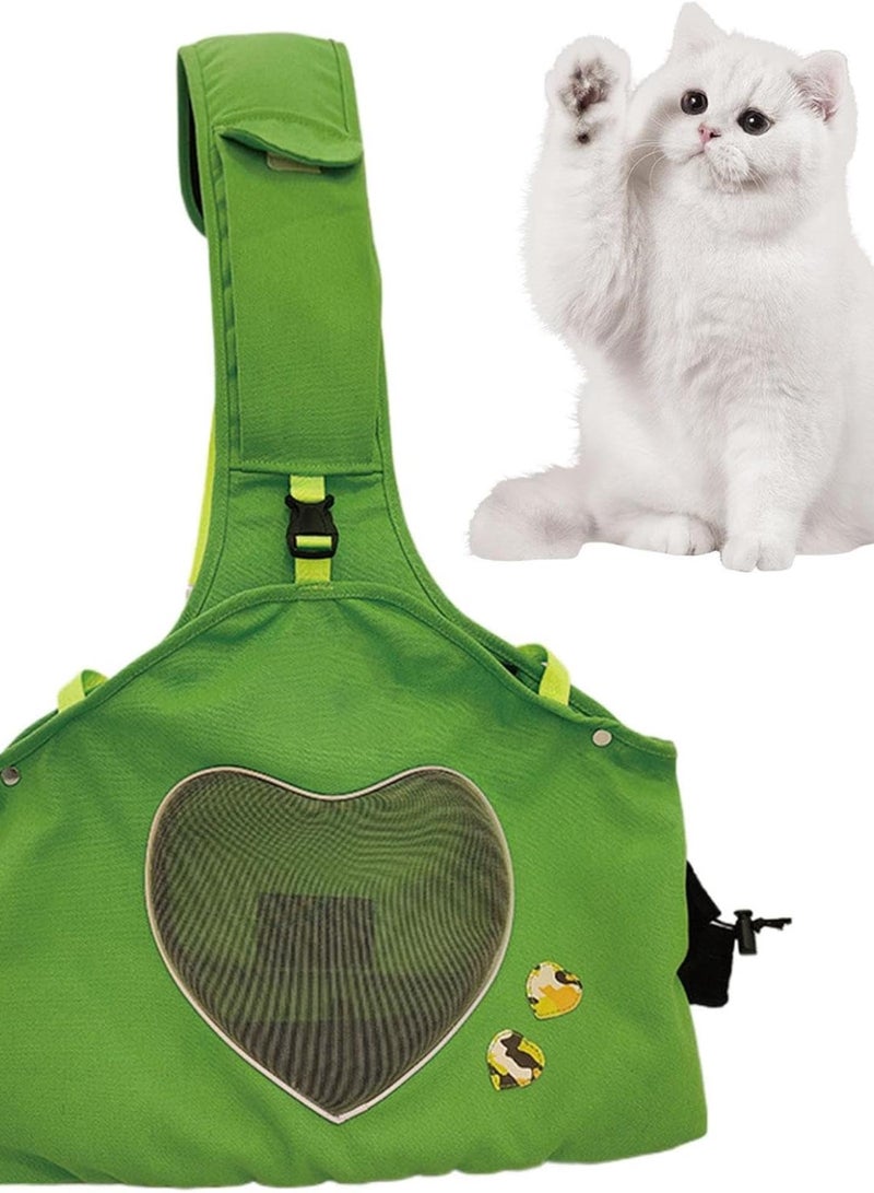 GGOOT Cat Carrier Soft - Puppy Travel Sling Bag with Shoulder Straps and Carrying Handles - Breathable Pet Products for Small Breeds Kittens - Image 1