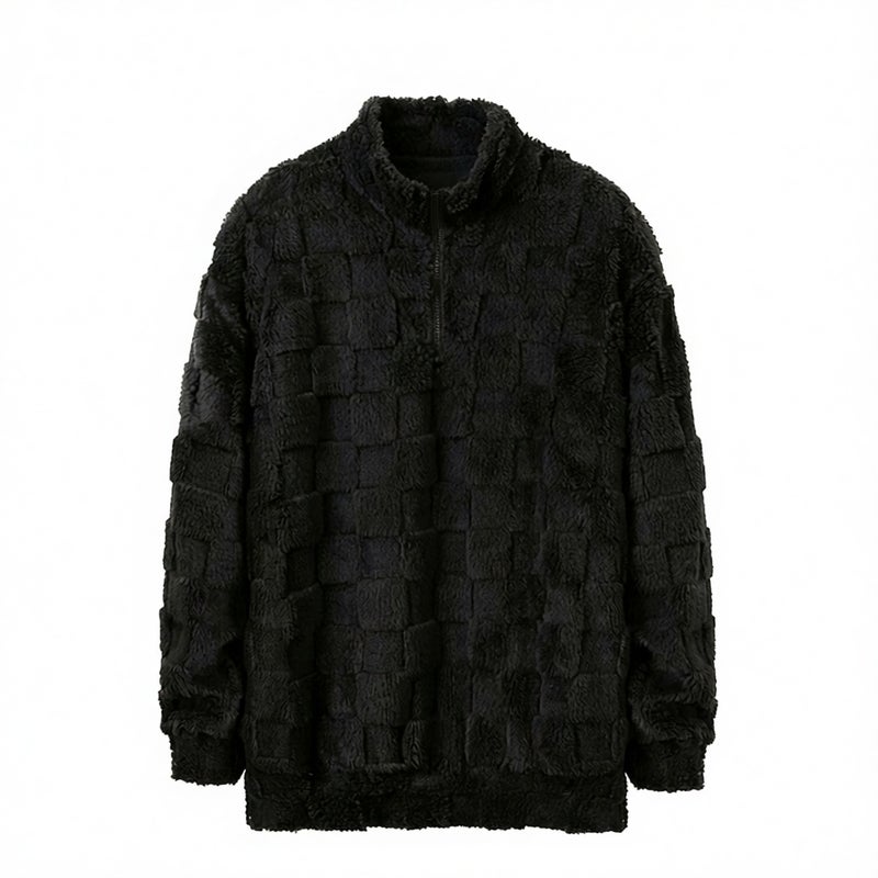 Men's Half Zip Hoodie Long Sleeve Casual Pullover Sweatshirt - Image 1