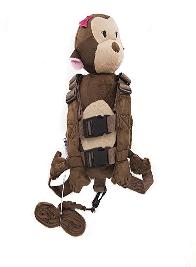 Berhapy 2 in 1 Female Orangutan Toddler Safety Harness Backpack Children's Walking Leash Backpack Toddler Leash for 1-3 Years Old Kid Leash for Girls - Image 1