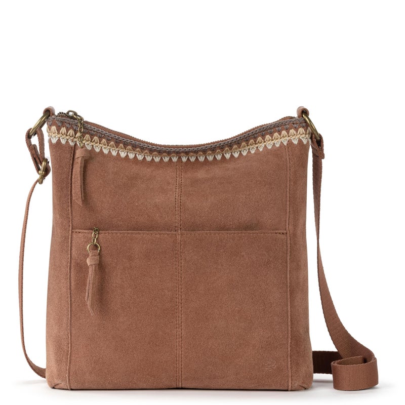 The Sak Lucia Leather Crossbody Purse - Premium Leather Women's Handbag for Everyday & Travel - Cross Body Bag With Zipper - Image 1