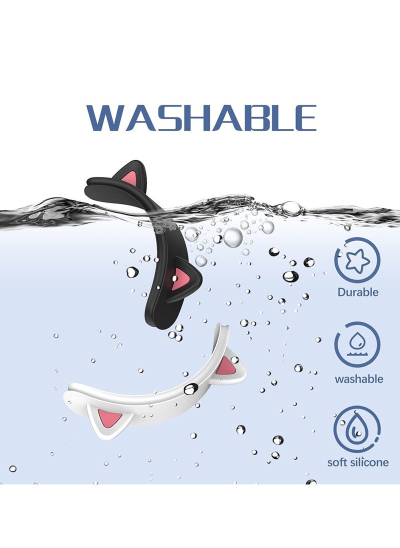 Generic - Cute Cat Ears Headband Cover for AirPods Max, Soft Silicone Headphone Protectors with Comfort Cushion, Top Pad Protector Sleeve - Image 1
