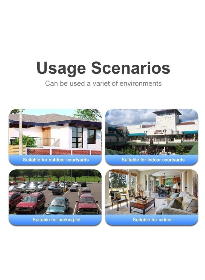 ELTRAZONE SC23-W 4MP Smart WiFi Outdoor Security Camera with Dual Lens, PTZ Control, Wireless IP Monitoring, 3-Image Display, Motion Alerts and Night Vision – Weather-Resistant Bullet Camera - Image 2