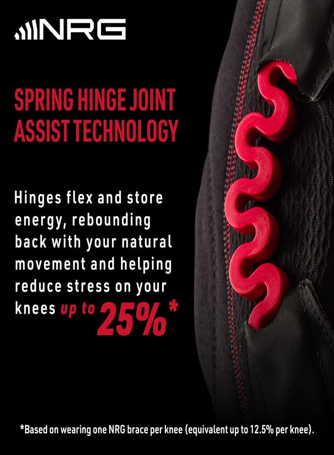 McDavid NRG Max Support Knee Brace, Compression Brace w/Spring Hinges for Injury Recovery, Pain, Fits Right or Left Leg - Image 2