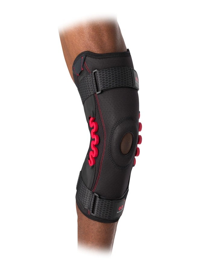 McDavid NRG Max Support Knee Brace, Compression Brace w/Spring Hinges for Injury Recovery, Pain, Fits Right or Left Leg - Image 1