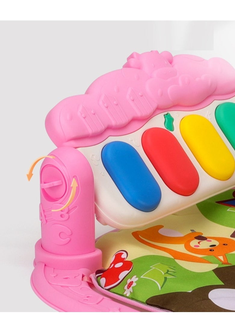 GUDOO - Foot Play Piano Musical Lullaby Baby Activity Playmat Gym Toy Soft Baby Play Mat - Image 1