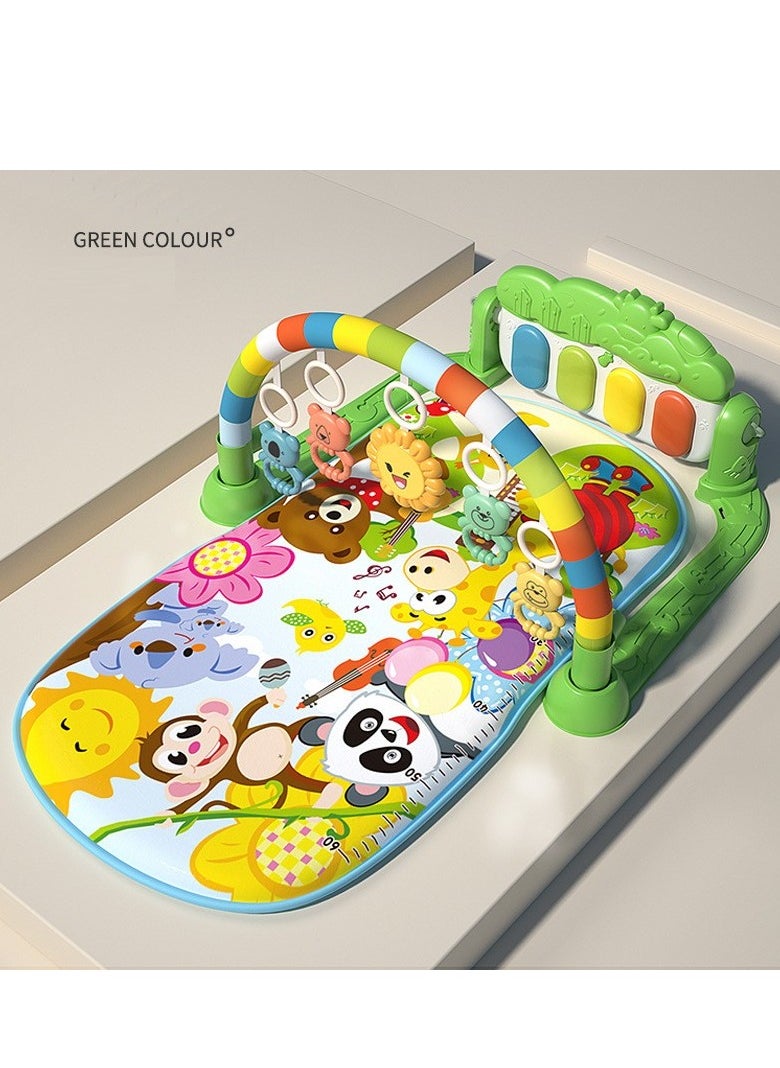 GUDOO - Foot Play Piano Musical Lullaby Baby Activity Playmat Gym Toy Soft Baby Play Mat - Image 1