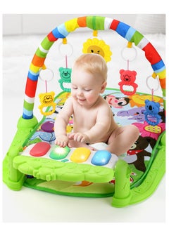 GUDOO Foot Play Piano Musical Lullaby Baby Activity Playmat Gym Toy Soft Baby Play Mat  - Image 2