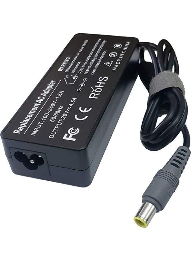 Terabyte Replace new Charger 90W Compatible for/Lenovo. T410 T420s T430 T500 T510 T520/i T61 T60P - Image 1