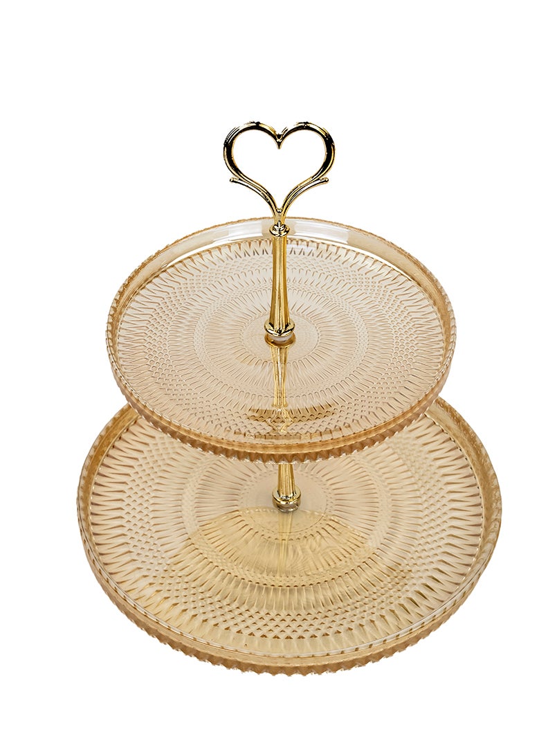 Cuisine Art ELENOR Palermo 2 Tier Serving Set 17cm - 22cm - Image 1