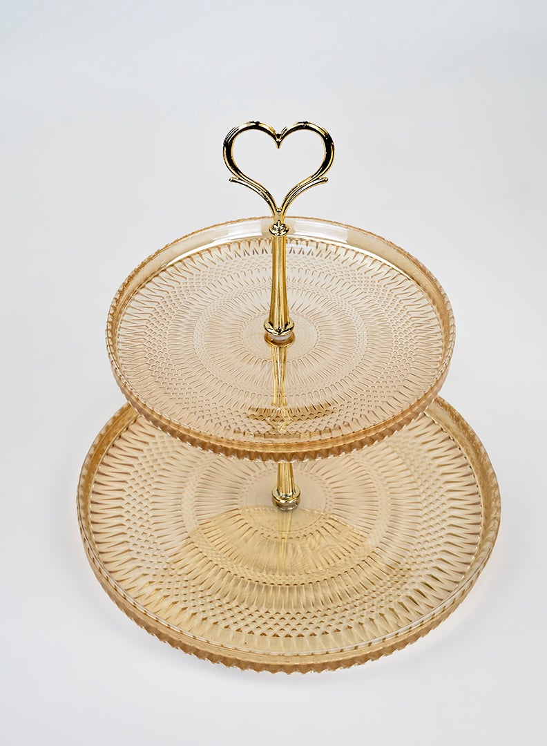 Cuisine Art ELENOR Palermo 2 Tier Serving Set 17cm - 22cm - Image 2