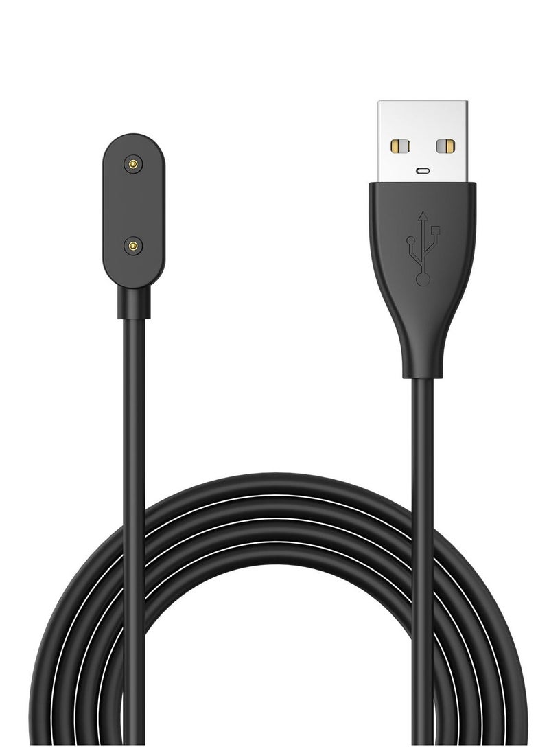 VIUAUAX Charger for Huawei Watch Fit3 Charger Cable, 100CM USB Magnetic Charger for Huawei Band 9/8/7/6 smartwatch (Black) - Image 1