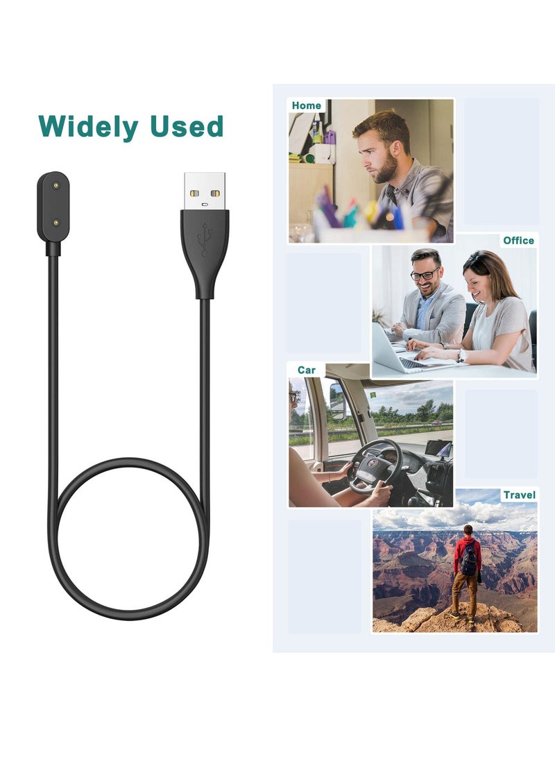 VIUAUAX Charger for Huawei Watch Fit3 Charger Cable, 100CM USB Magnetic Charger for Huawei Band 9/8/7/6 smartwatch (Black) - Image 5