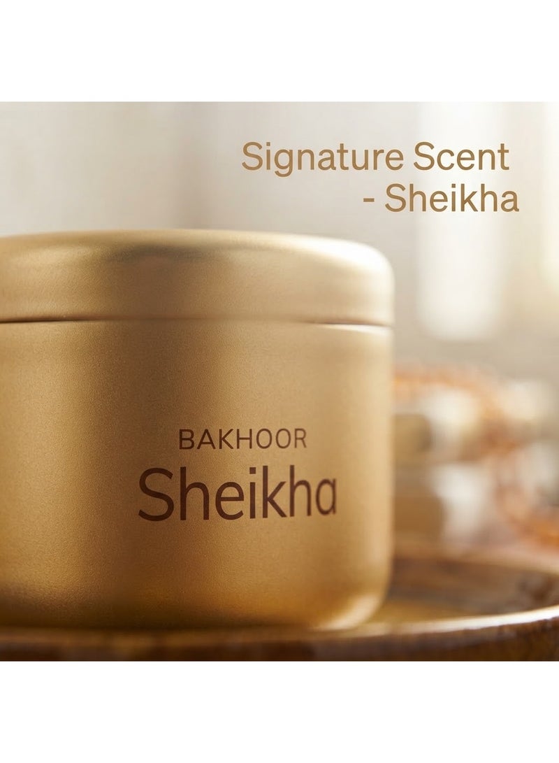 Bakhoor Sheikha Premium Oriental Incense Gold Edition for Home Fragrance, Arabic Bakhoor Scent, Relaxing Aroma and Traditional Oriental Ambience - Image 3