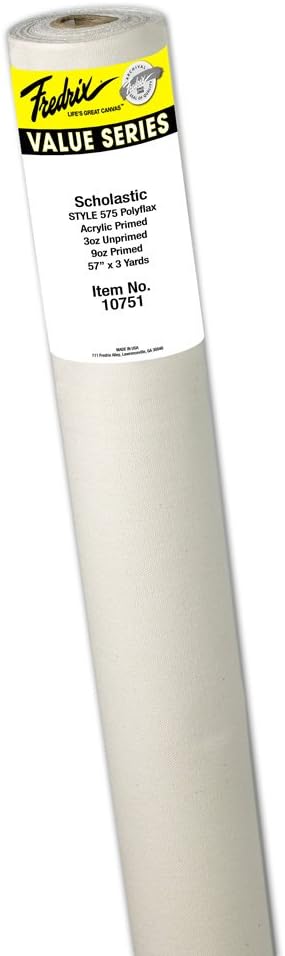 Fredrix 10751 Acrylic Primed Canvas Roll 57 x 3yd