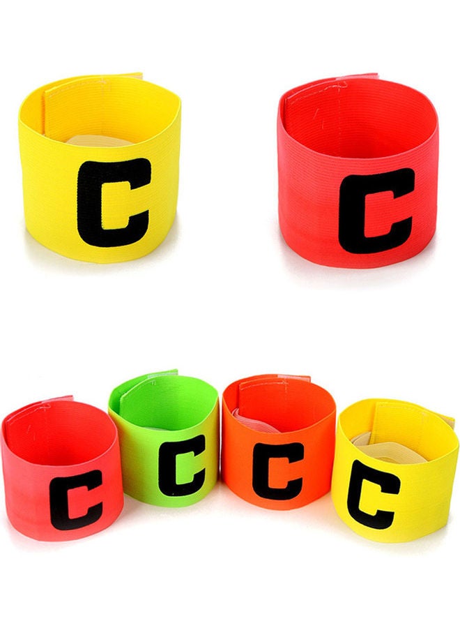 Generic Adjustable Soccer Basketball Player Captain C Mark Armbands Elastic Sticker 20 x 10 x 20cm 20 x 10 x 20cm - Image 4