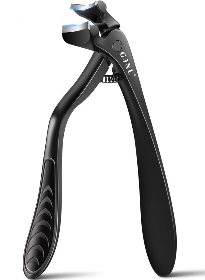 GJNL Toenail Clippers for Seniors Thick Toenails, 2026 Long Handle Angled Head Toe Nail Clippers for Men with Wide Jaw Opening, Sharp Heavy-Duty Non-Slip Fingernail Clipper with Catcher - Image 1