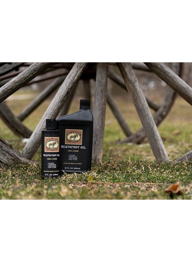 Bickmore 100% Pure Neatsfoot Oil 32 oz - Leather Conditioner and Wood Finish - Image 4