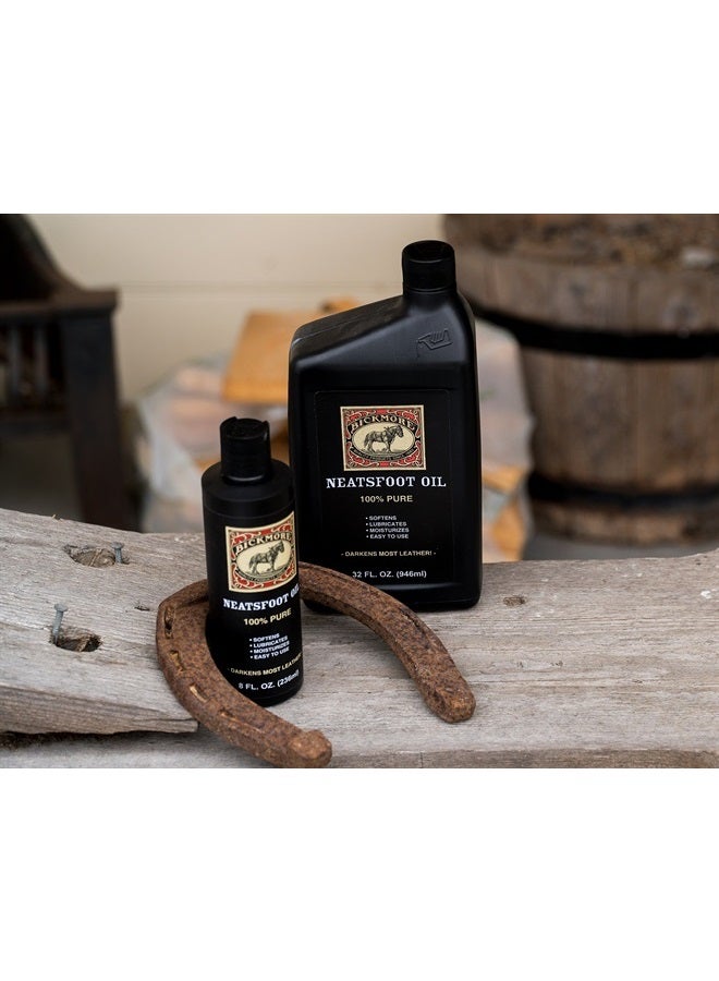 Bickmore 100% Pure Neatsfoot Oil 32 oz - Leather Conditioner and Wood Finish - Image 5