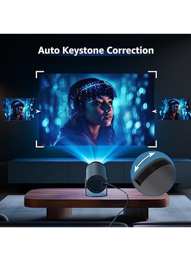VOGMAX - Full HD 1080P 5G WIFI Portable Projector Pocket Home Theater Indoor and Outdoor Home Compatible TV Stick/HDMI/USB/PS5/iOS/PS4 - Image 1
