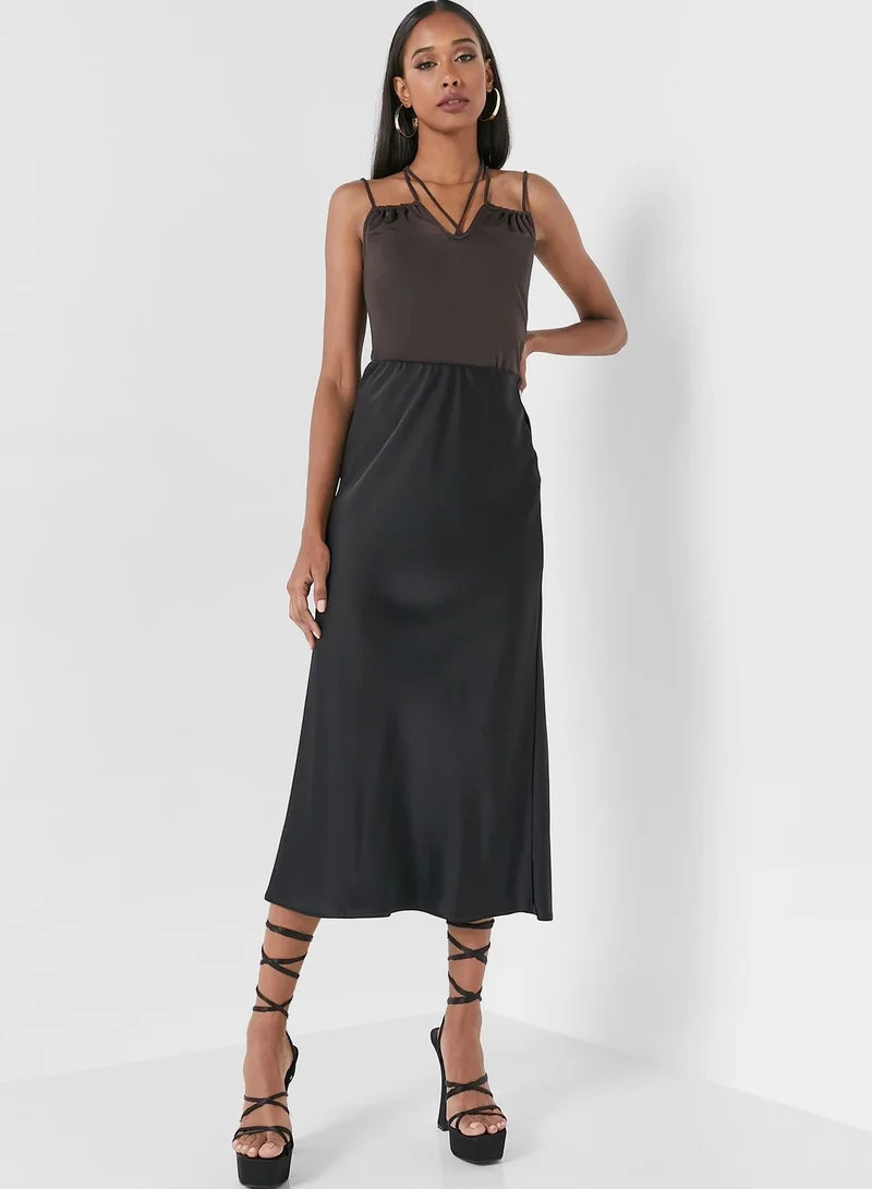 Topshop Petite Ruched Body
