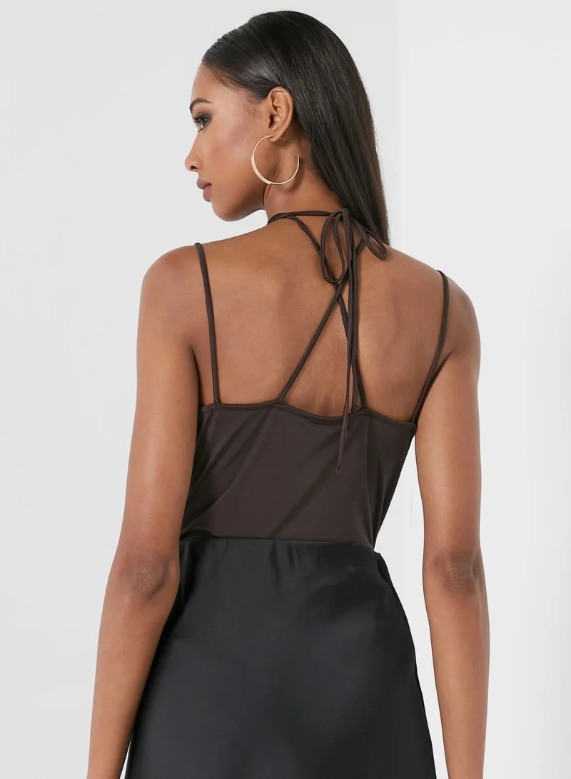 Topshop Petite Ruched Body