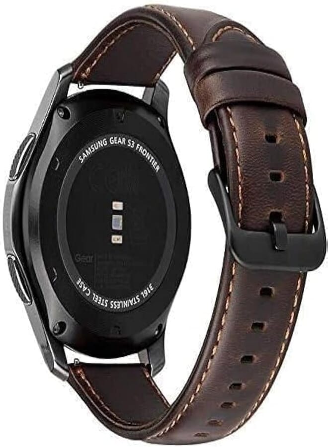 Next store Replacement Strap Compatible with Huawei Watch GT2 46mm, 22mm, Samsung Galaxy Watch 46mm, Galaxy Watch 3 45mm, Leather