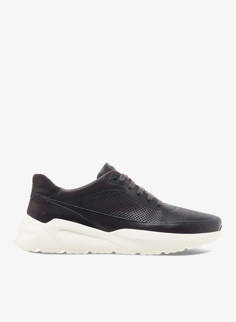 دوتشيني سنيكرز رجالي برباط وكاحل منخفض بنقوش - Image 3