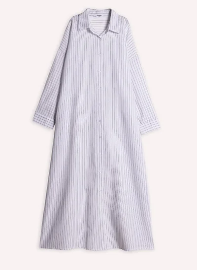 SHAPES Striped Shirt Dress