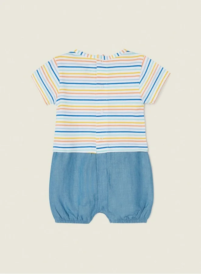 Zippy Jumpsuit for Newborn Baby Boys 'Tennis', Multicoloured