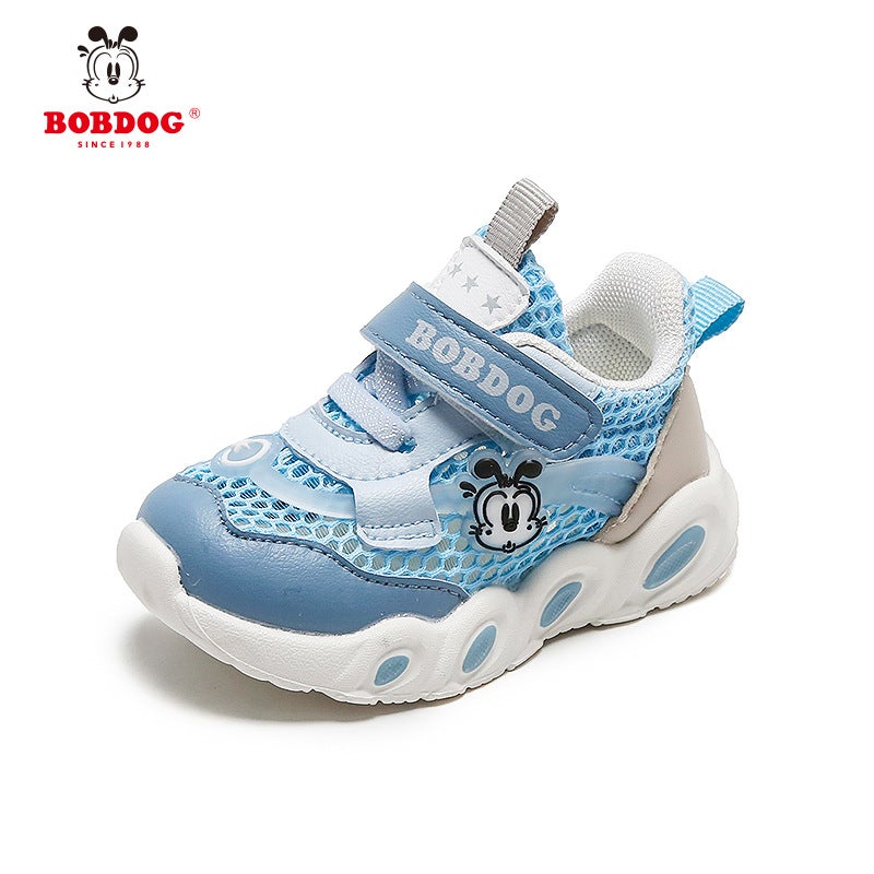 Babu Bean Children'S Shoes 2023 Summer Mesh Girls' Toddler Shoes Baby Breathable Baby Shoes Boys Sneaker Sandals - Image 1
