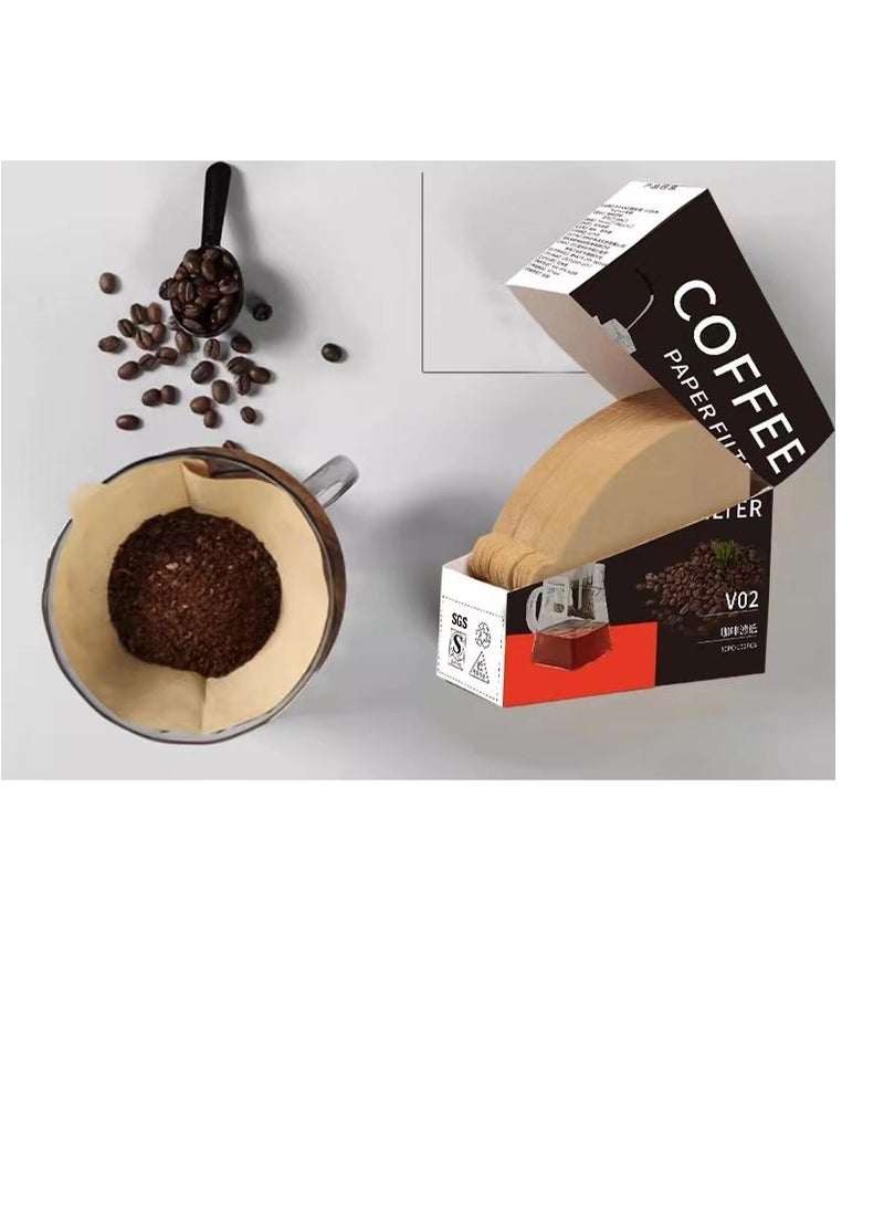 Laseta 100-Piece Coffee Paper Filter Beige  - Image 2