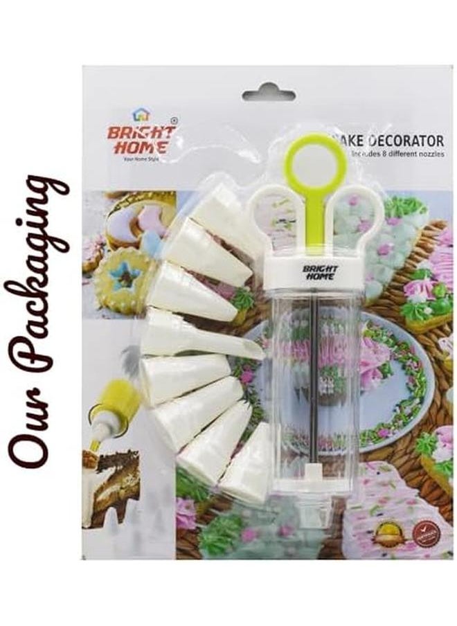 Biscuit Maker With 8 Different Nozzles Great Baking Tools Cookie Press Gun Kit For Cake Decorating Tool Biscuit Cookie Maker Easy To Use And Clean Biscuit Maker Gun