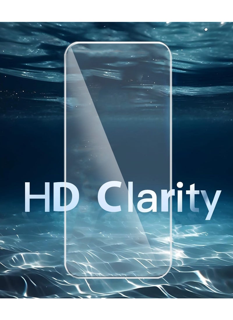 Techie - HD Tempered Glass Screen Protector for Apple iPhone 16 Pro - Anti Reflection Anti Bubbles 9H Hardness 0.33 mm Rounded Edges Easy Installation - Image 1