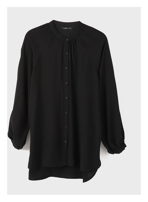 Grandad Collar Women's Shirt Tunic