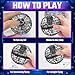 Sosuy 2026 Flying Orb Ball for Kids Magical Hover Galaxy Cosmic Boomerang Space Floating Mini Hand Rotating Drone Stocking Stuffer Xmas Toys for Boys Girls Teen Age 6 7 8 9 10 Gray - Image 4